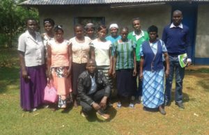 The monitoring Team with part of the Inungo Women Group,28th July 2015
